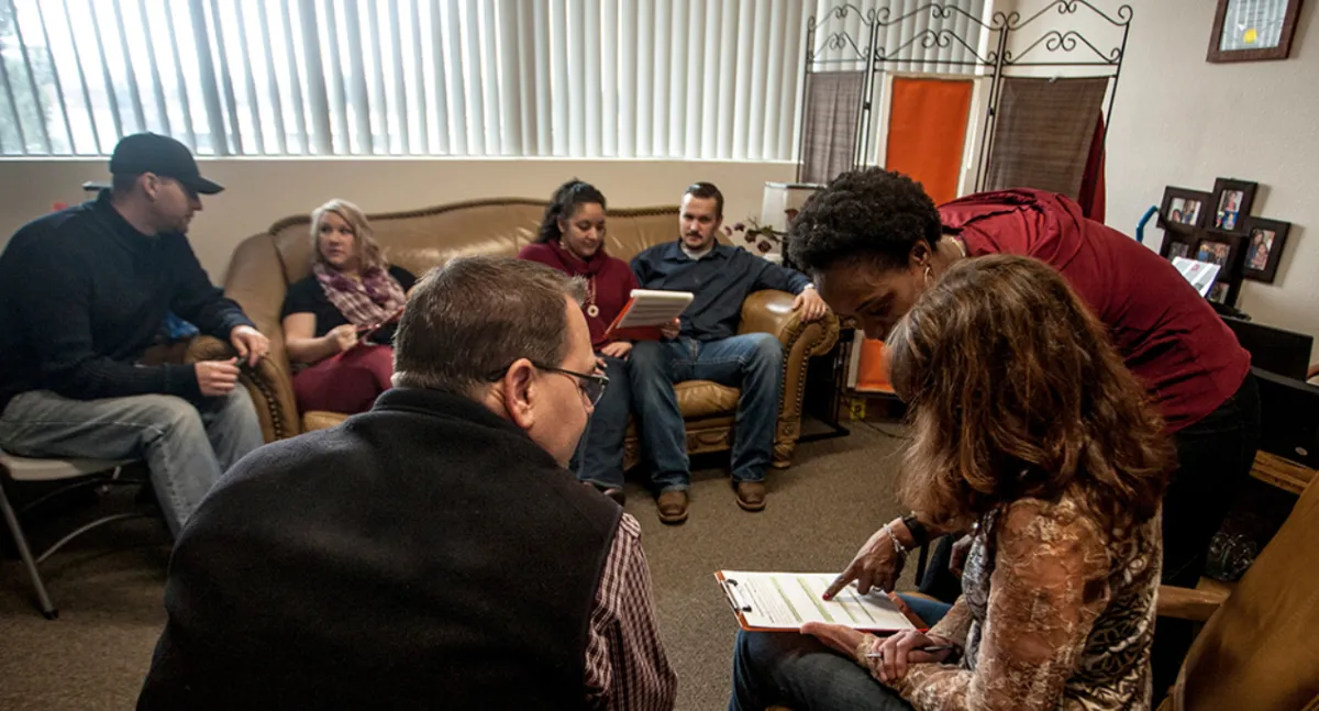 Group counseling at Cre8tive Thinking in Kennewick, WA