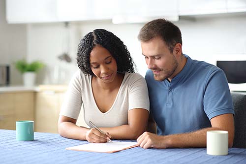 Couple examining their relationship strengths history and challenges at Cre8tive Thinking