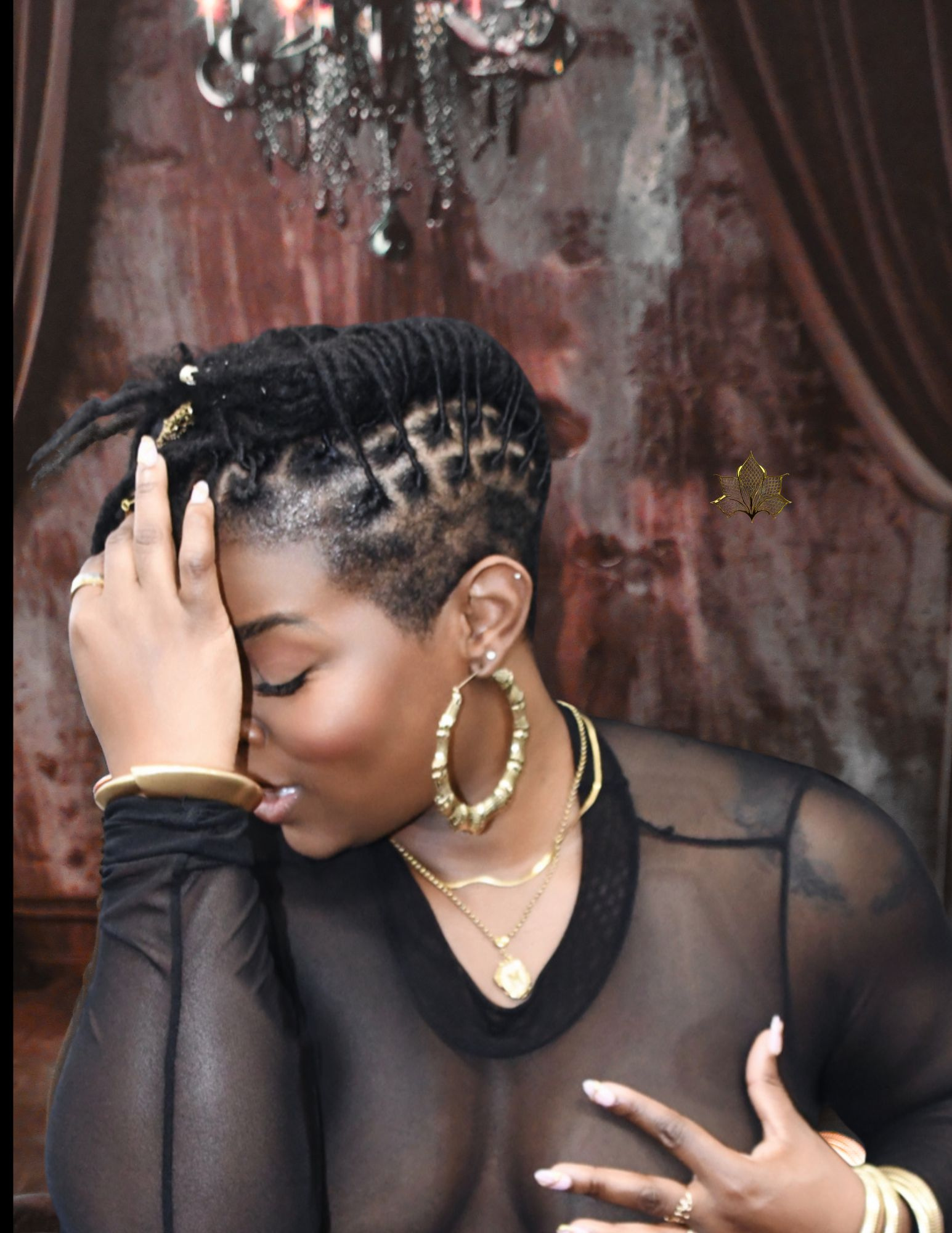 woman in gray dress with bonjour 2018 text illustration