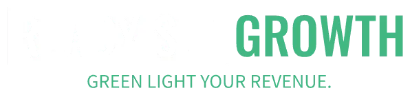 Logo that reads Ready Set Growth, Green Light Your Revenue
