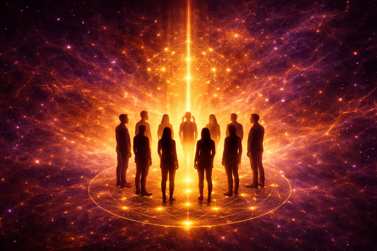 A sculpted bronze emblem representing emergence: a spiral helix rising from a solid base, studio-quality render.