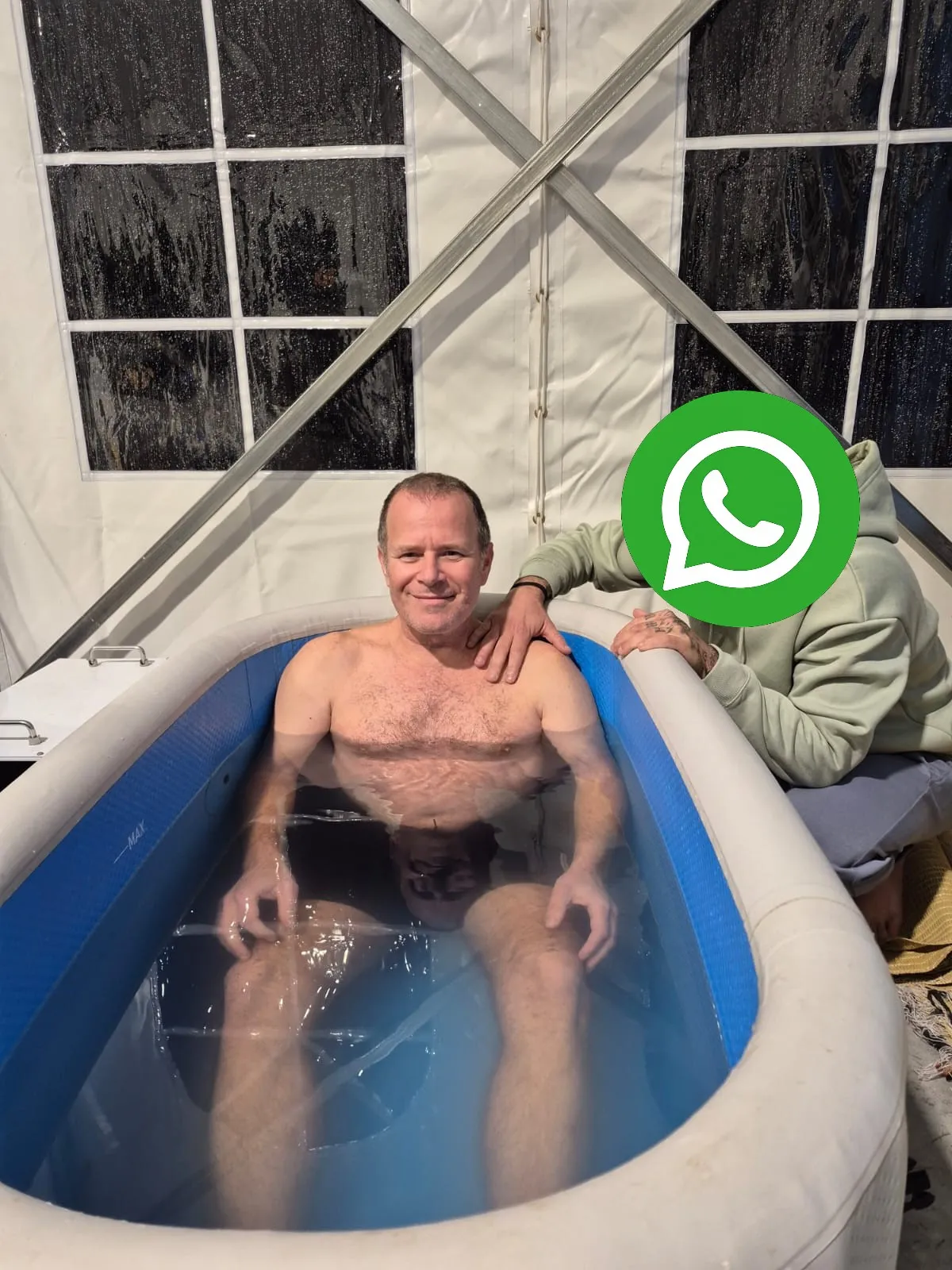 טיפול בנשימה, חשיפה לקור ואמבטיית קרח