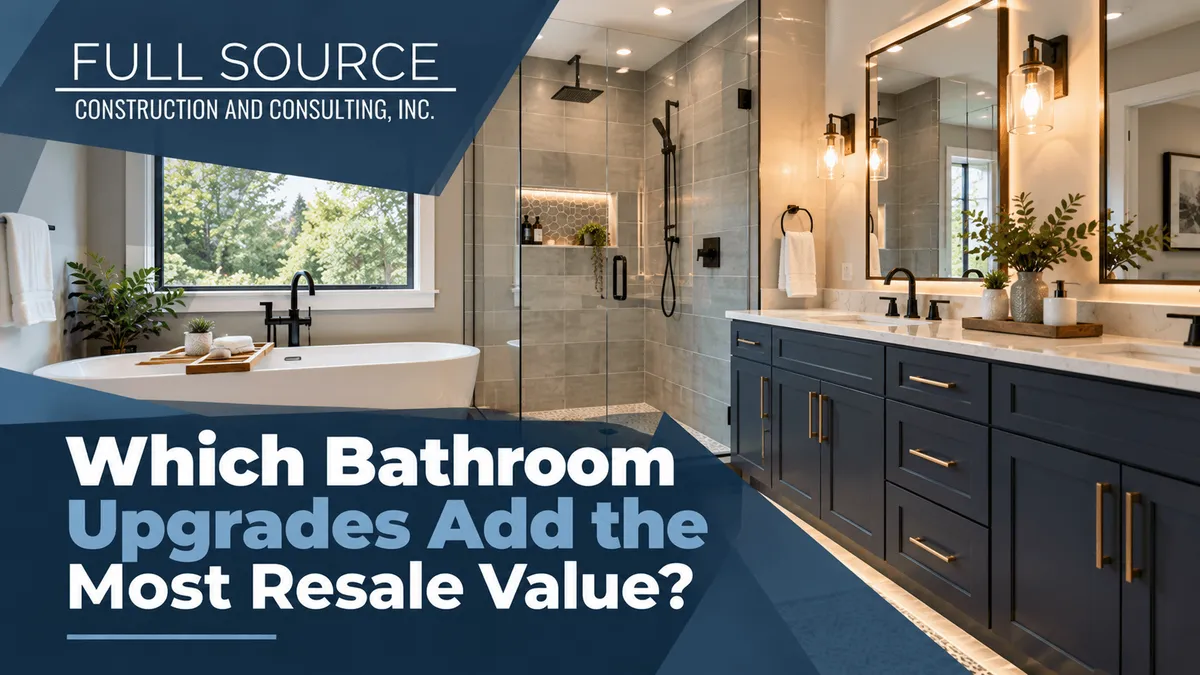 Which Bathroom Upgrades Add the Most Resale Value?