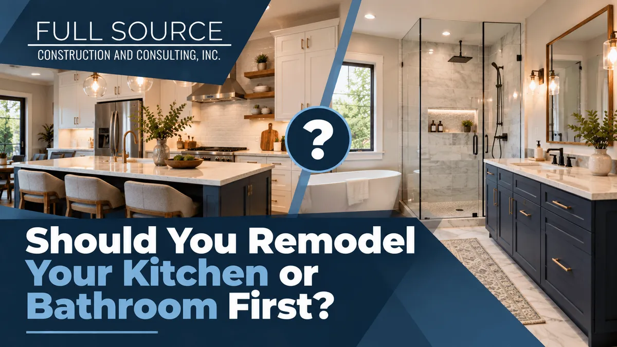 Should You Remodel Your Kitchen or Bathroom First?