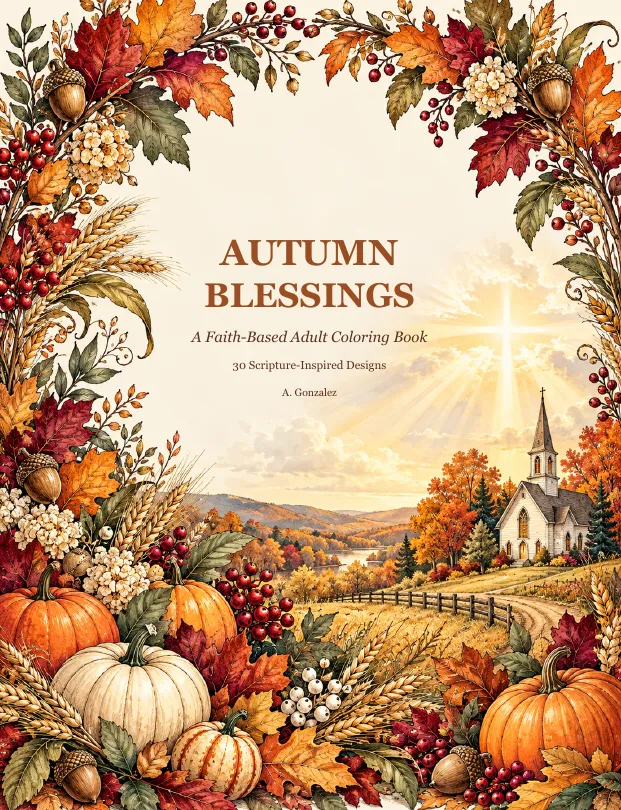 Autumn Blessings book cover by A. Gonzalez