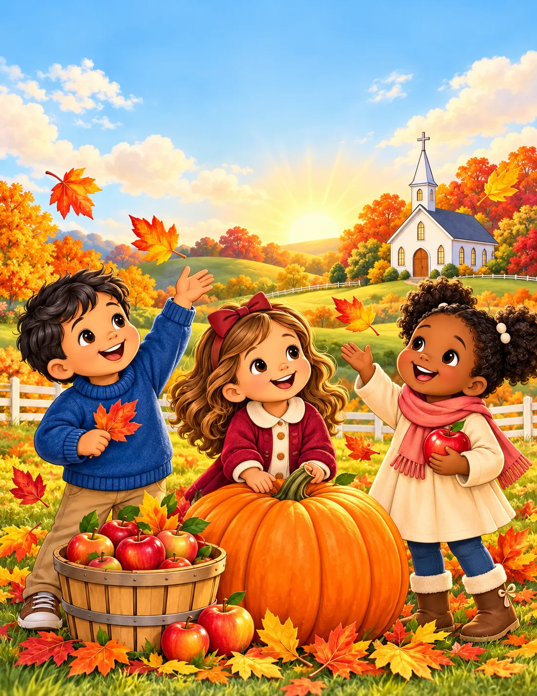 Faith-Filled Fall book cover by A. Gonzalez