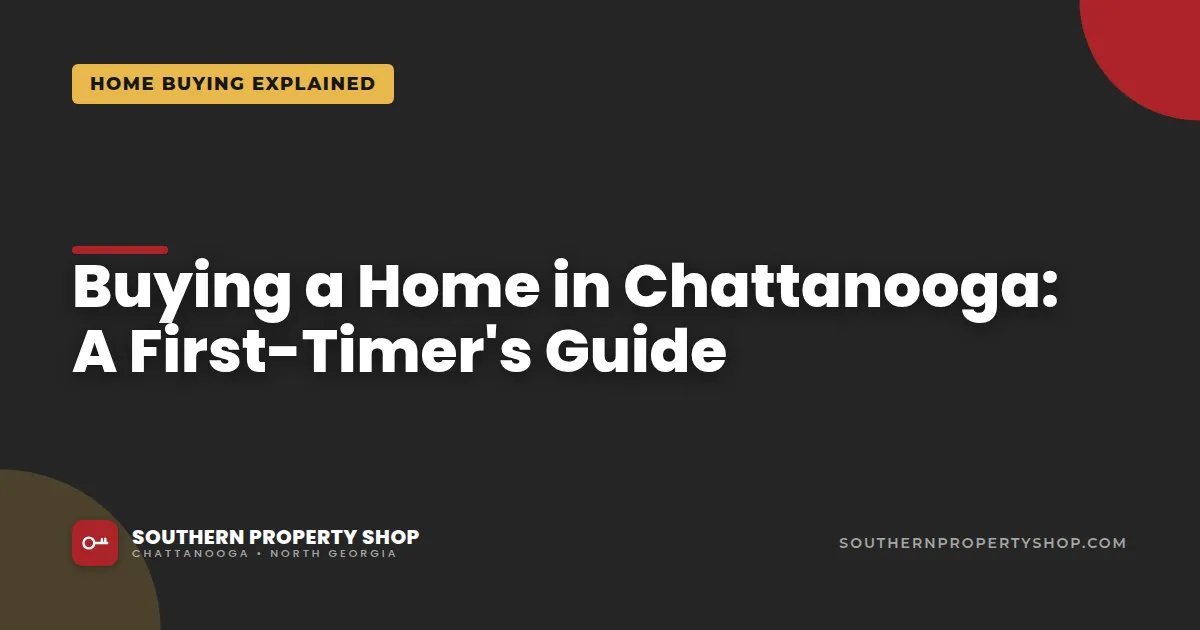 First-time home buyer in Chattanooga TN reviewing mortgage paperwork
