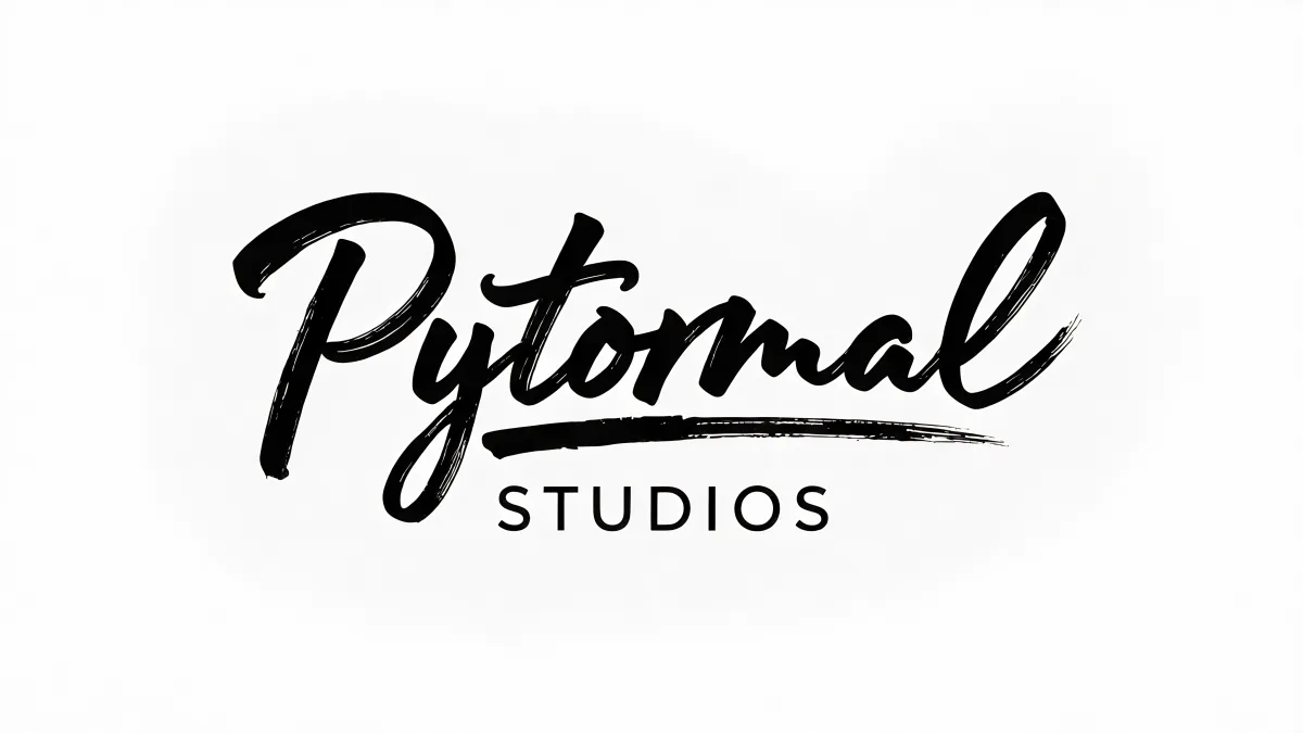 Typography of  Pytormal Studios