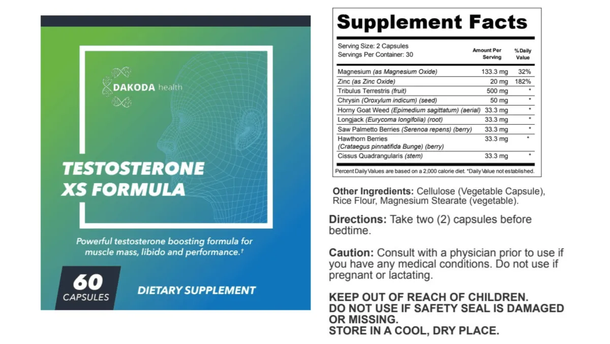 testosteronexs-formula-supplement-fact
