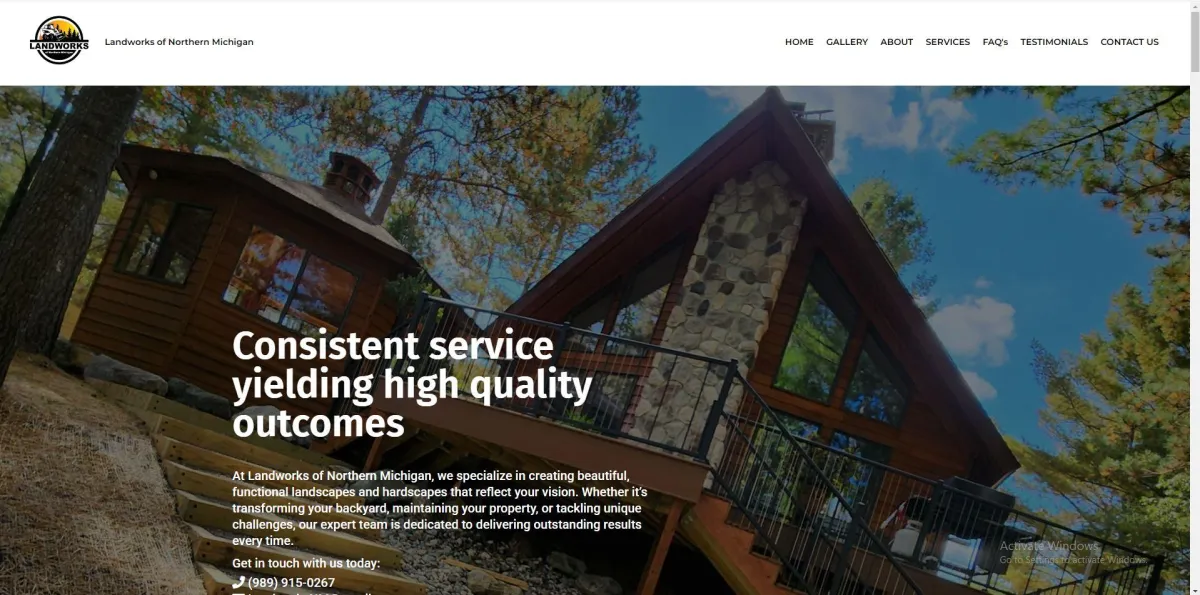 Landworks of Northern Michigan's Website