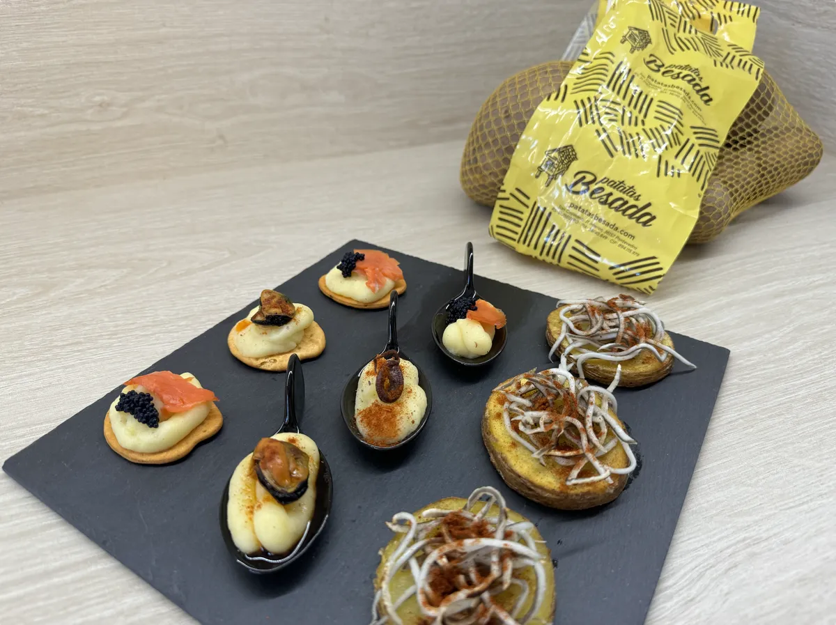 canapés de patata