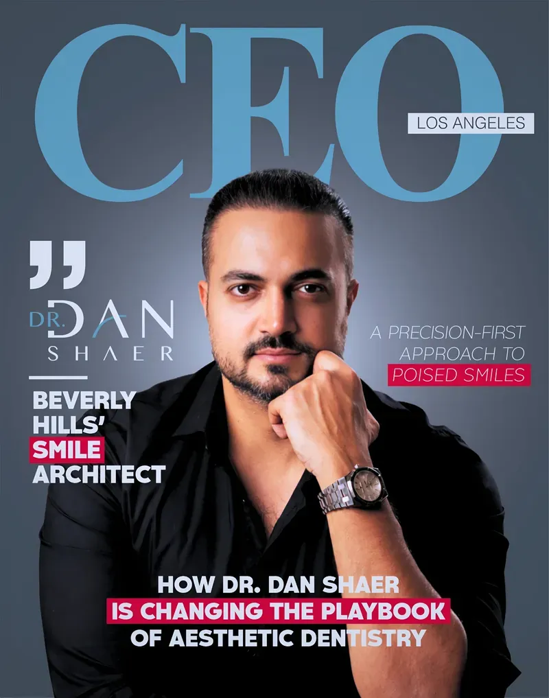 Dr. Dan Shaer on the cover of CEO Los Angeles