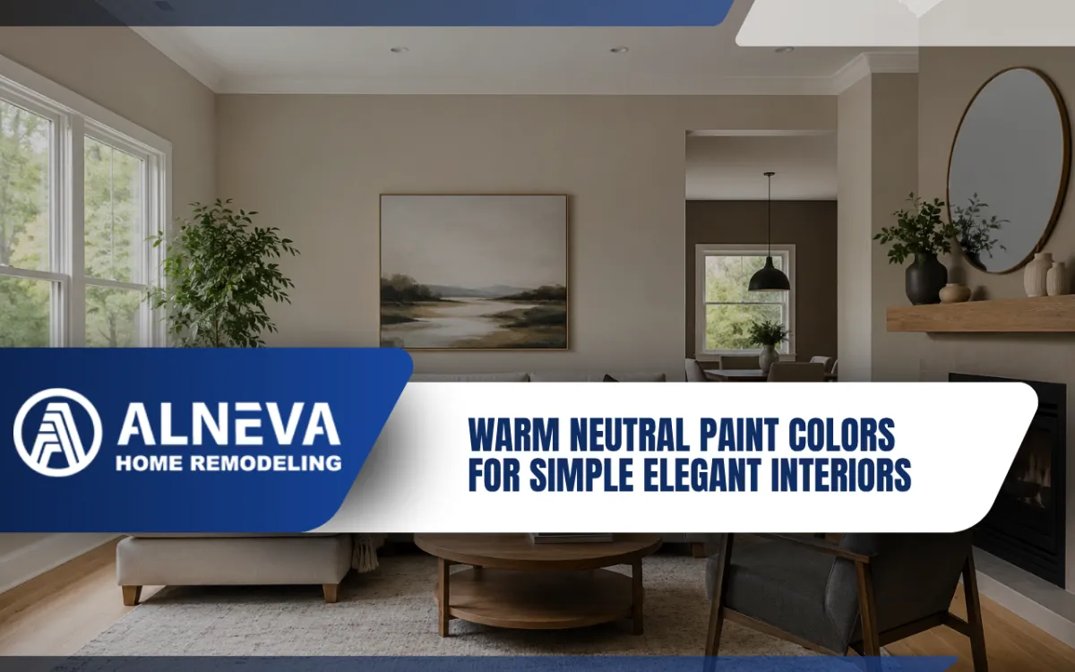 Warm Neutral Paint Colors for Simple Elegant Interiors