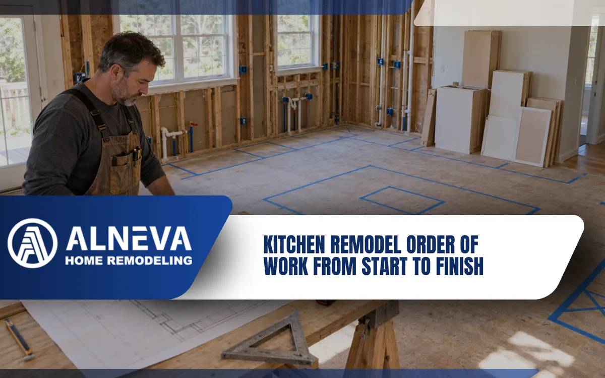 Kitchen Remodel Order of Work From Start to Finish