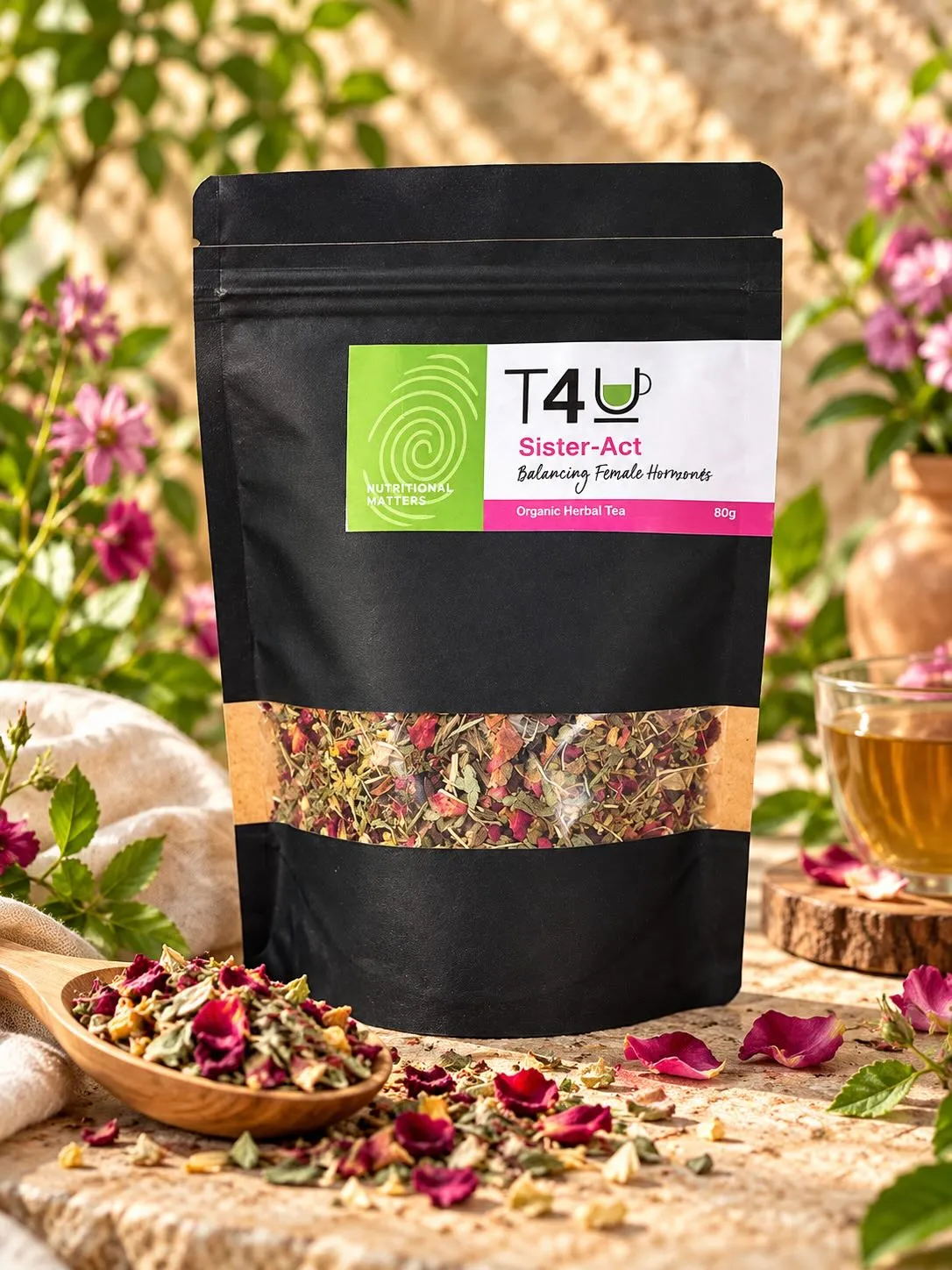 Sister Act T4U organic herbal tea blend