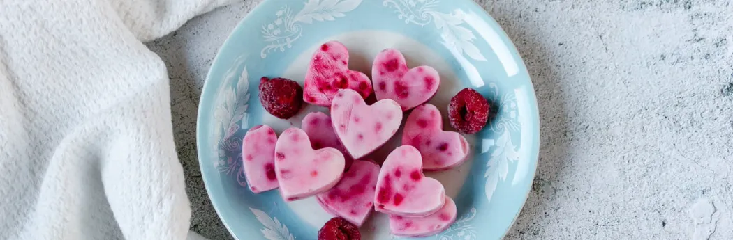 Raspberry Yoghurt Hearts