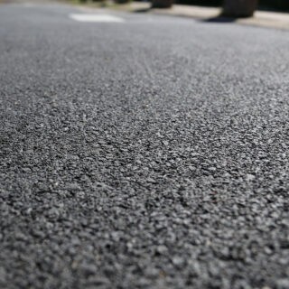 Close-up of tarmac driveway surface installed by Equip2Save