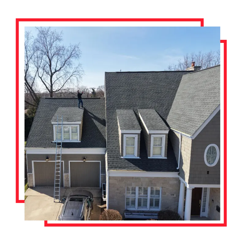 Public adjuster assisting with storm damage insurance claim in Wheaton, IL