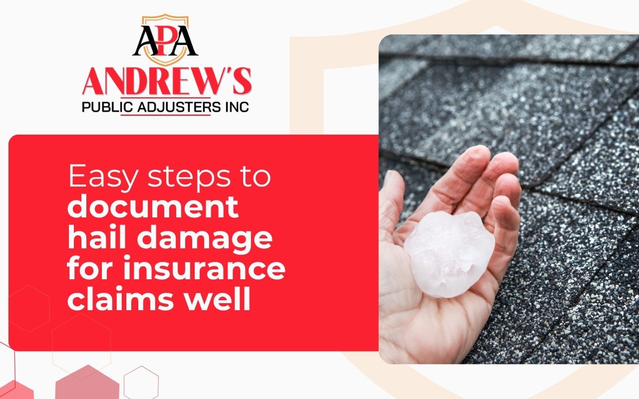 Easy steps to document hail damage for insurance claims well