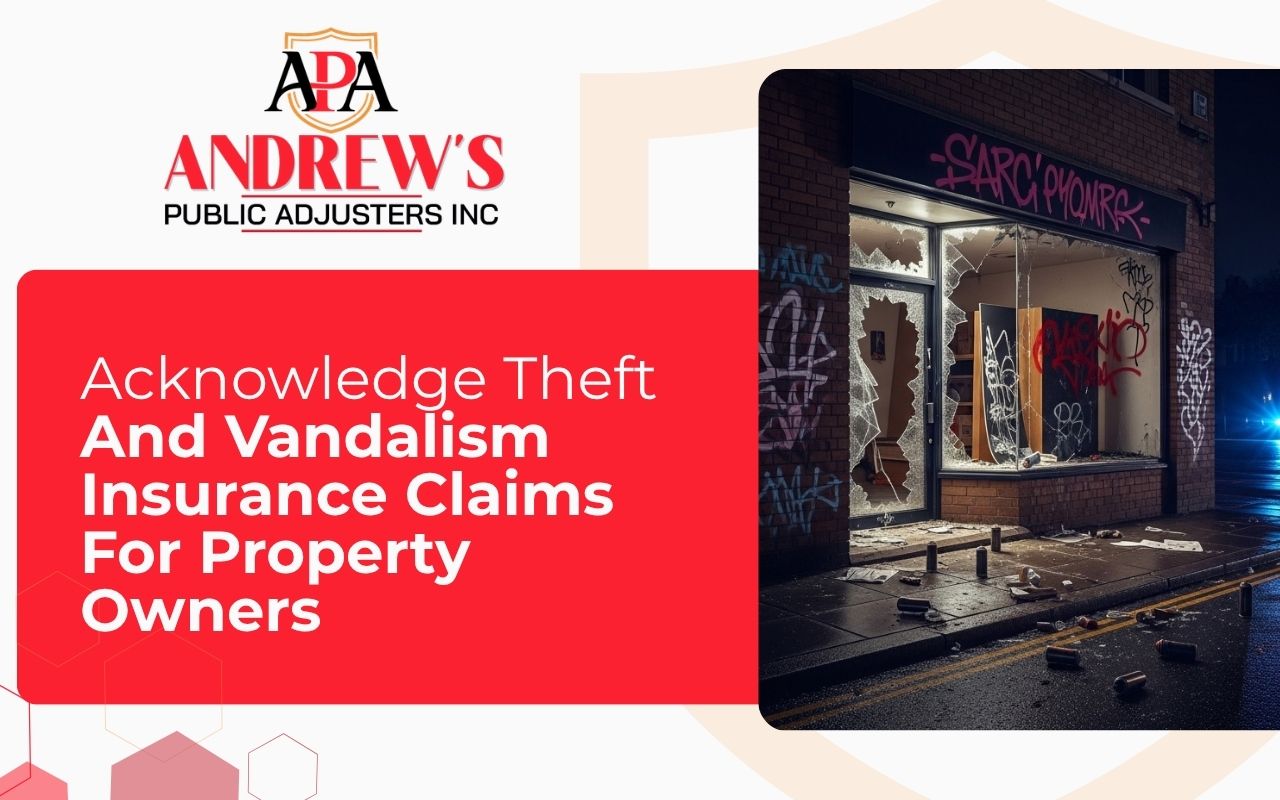 theft and vandalism insurance claims for property owners checklist after a loss