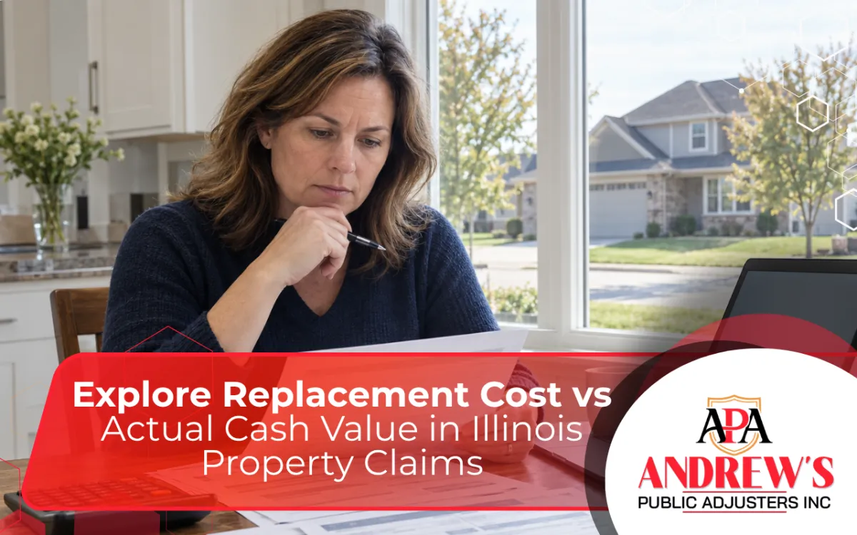 Replacement Cost vs Actual Cash Value Claims in Illinois