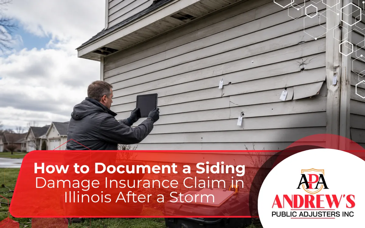 How to Document a Siding Damage Insurance Claim in Illinois After a Storm