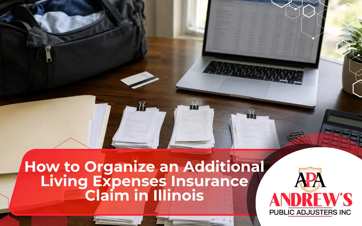 How to Organize an Additional Living Expenses Insurance Claim in Illinois