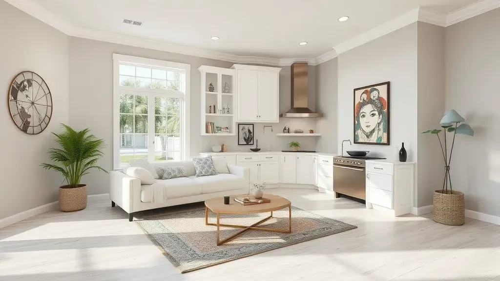 Home Remodeling in Mayport, FL featuring modern kitchen with updated appliances and stylish decor.