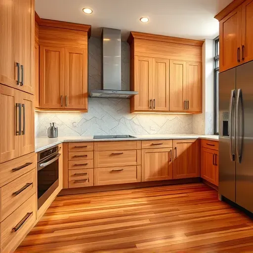 Beautiful custom kitchen cabinets in Jacksonville FL with high-quality wood grain, modern design, and elegant finishes.