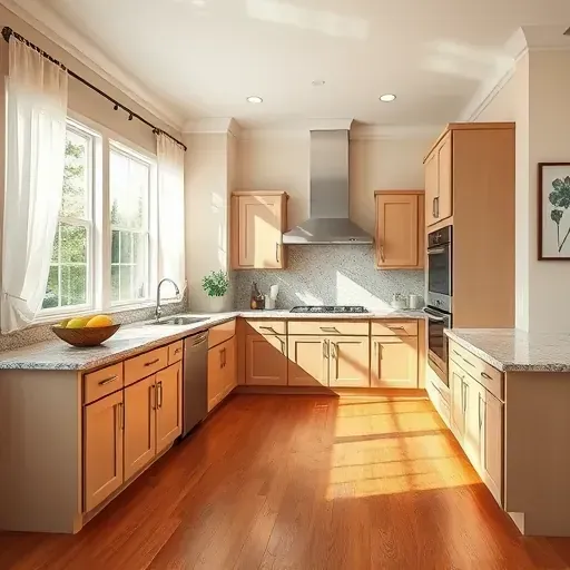Beautifully remodeled kitchen in Glen St. Mary, FL featuring modern appliances, granite countertops, and custom cabinetry.