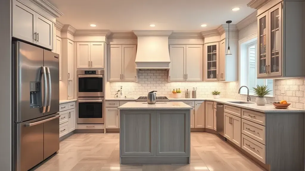Custom Kitchen Cabinets projects showcasing modern designs in Jacksonville FL kitchens.