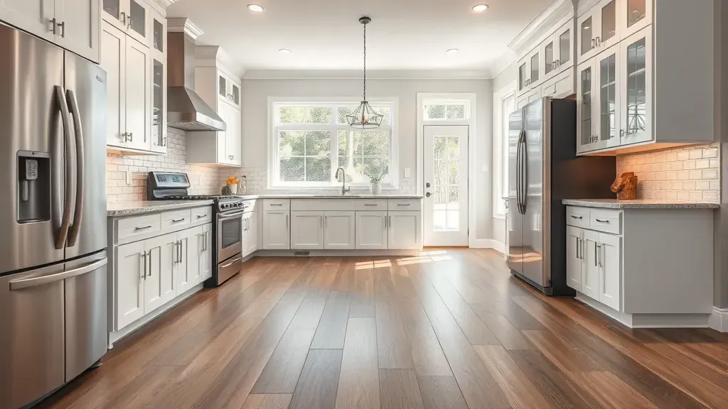 Kitchen Flooring Installation projects showcasing modern designs in Jacksonville, FL.