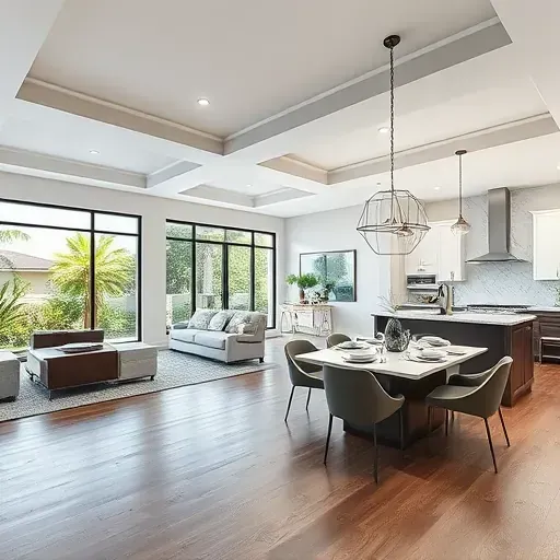 Completed home remodeling in Jacksonville, FL showcasing modern design, stylish furnishings, and inviting spaces.