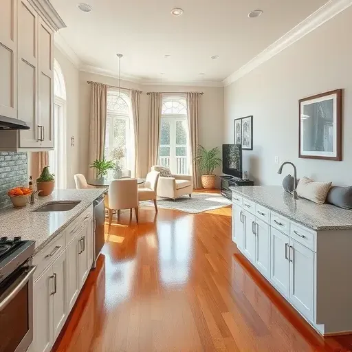 Beautifully remodeled kitchen in Middleburg FL with modern appliances, elegant cabinetry, and polished granite countertops.