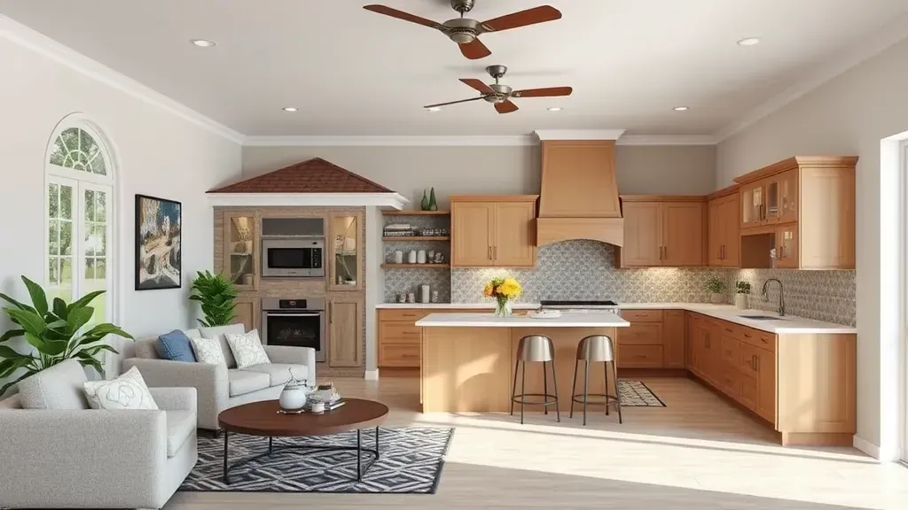 Completed home remodeling project in Jacksonville, Florida showcasing modern design and beautiful architecture