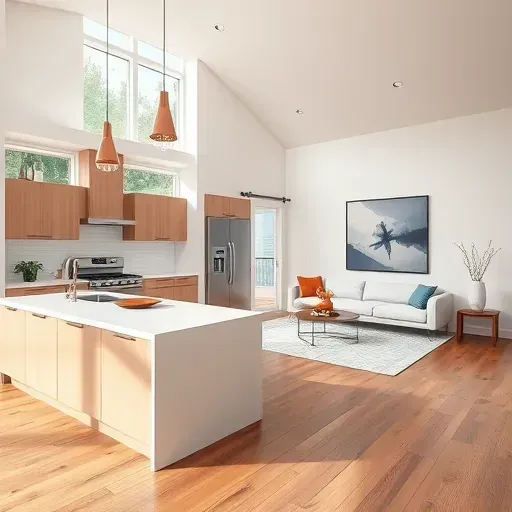 Home remodeling project completed in Jacksonville FL showcasing modern design and stylish decor elements.