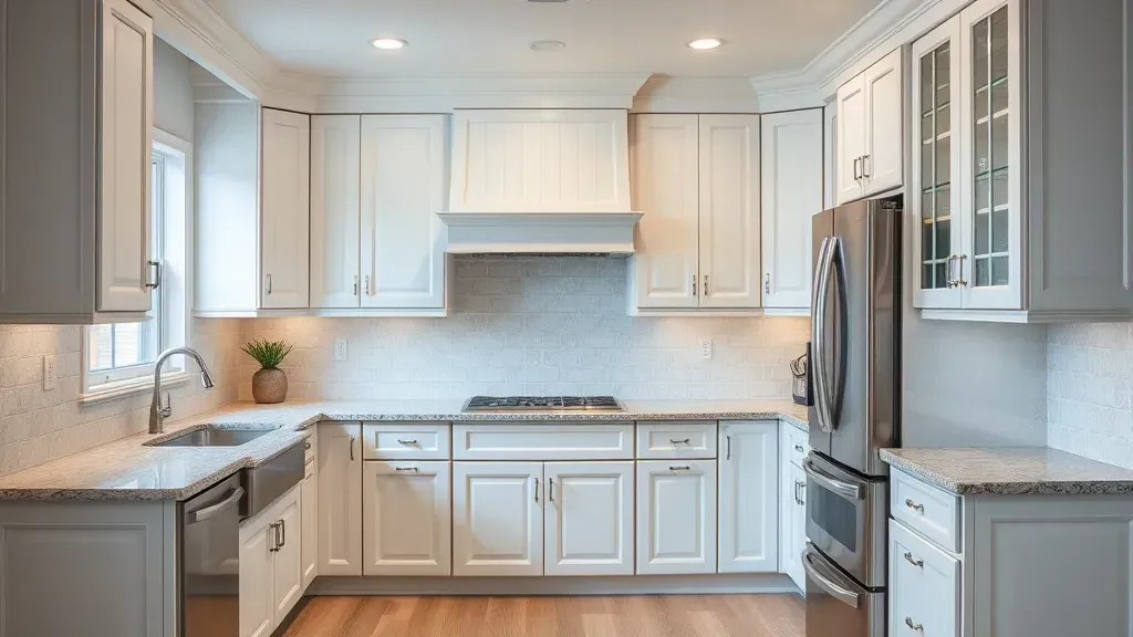 Cabinet Refacing projects in Jacksonville, FL showcasing modern designs and vibrant colors.