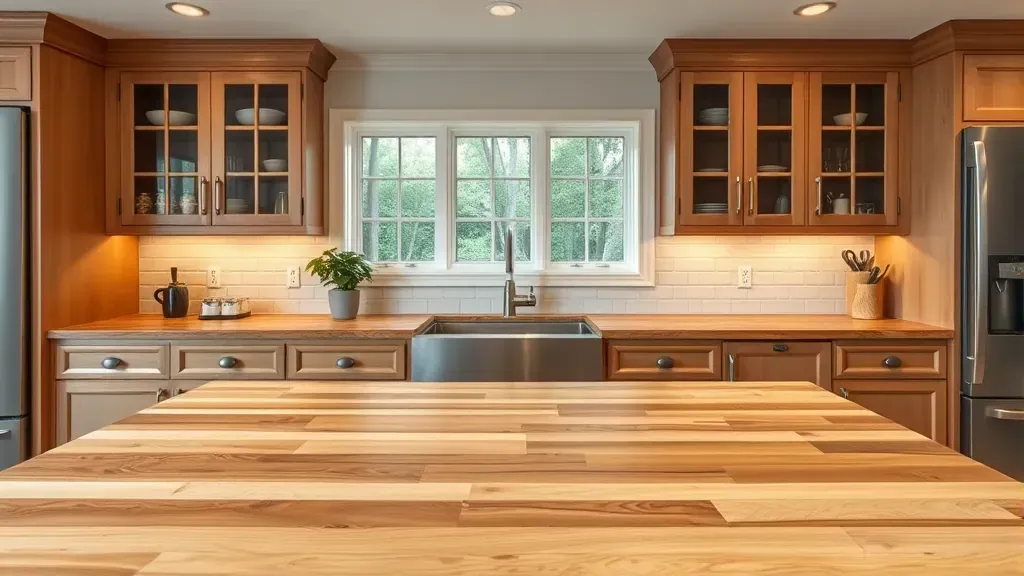 Butcher Block Countertops projects in Jacksonville FL showcasing stylish kitchen designs and renovations.