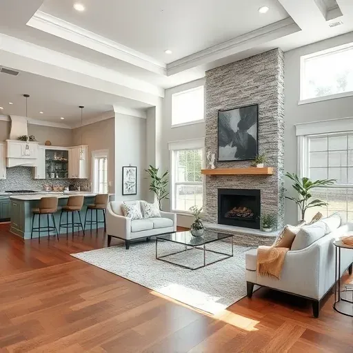 Beautifully designed living room in Bryceville FL with open concept layout, natural light, and stylish decor.