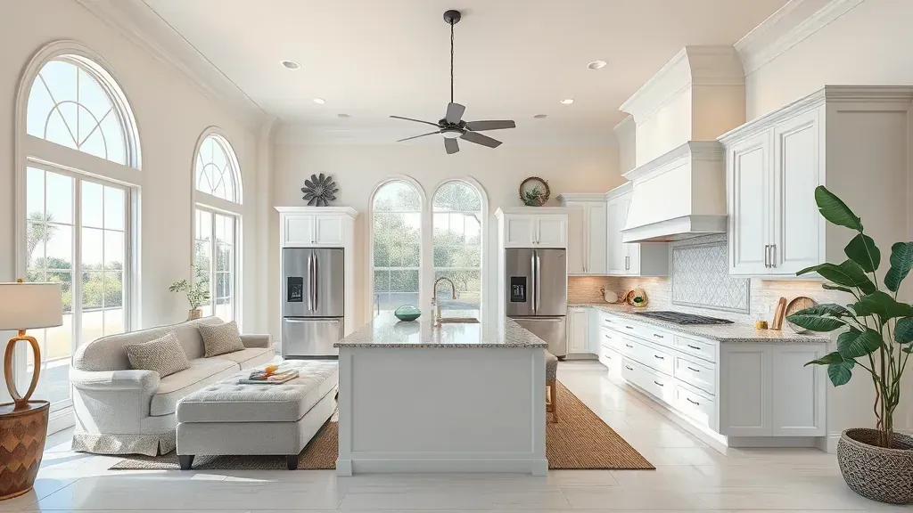 Home Remodeling project showcasing a modern kitchen in Fruit Cove, FL