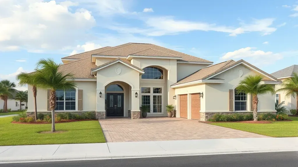 Home Remodeling in Palm Valley, FL showcasing a beautiful kitchen renovation with modern design elements