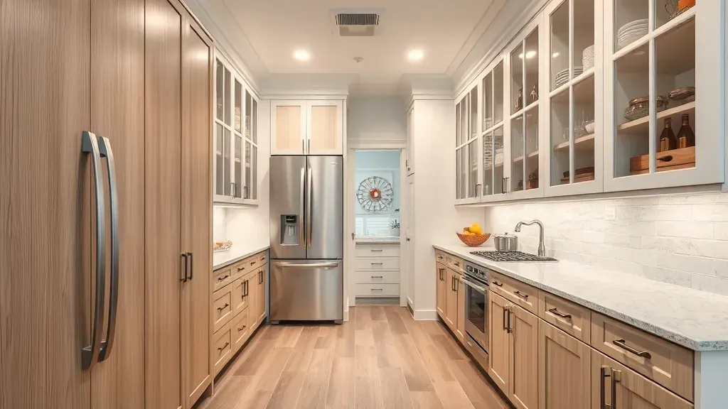 Walk-In Pantry Buildout projects in Jacksonville, FL showcasing modern design and organization solutions.
