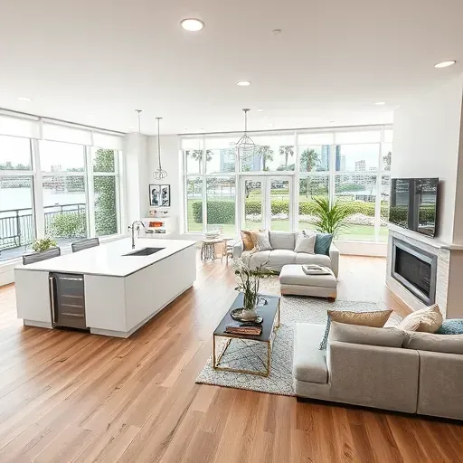 Home remodeling project in Jacksonville, FL featuring modern design and elegant finishes in an inviting interior space.