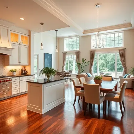 Modern kitchen remodel in Ponte Vedra, FL features elegant cabinetry and high-end appliances, blending comfort with luxury.