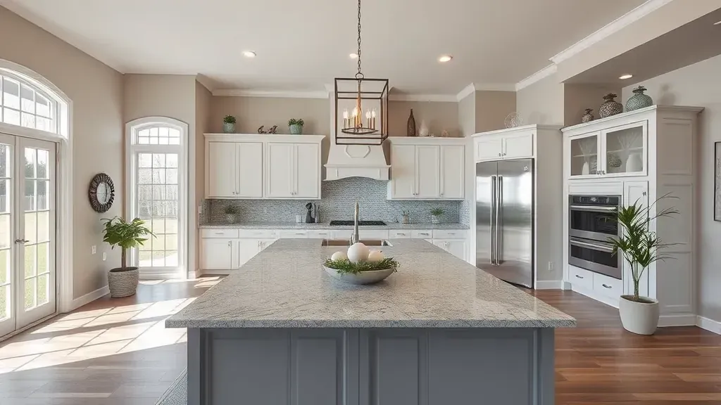 Home Remodeling in Glen St. Mary, FL showcasing a modern kitchen renovation with new appliances and cabinets.