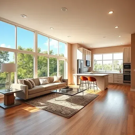 Completed home remodeling project showcasing modern design elements in Jacksonville FL with stylish interior decor.