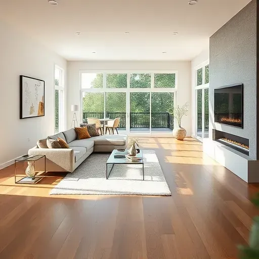 Beautifully remodeled living room in Ponte Vedra Beach featuring modern design, natural light, and elegant decor.