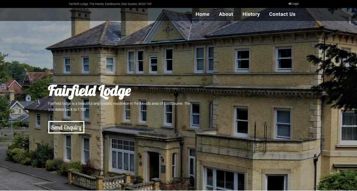 Faifield Lodge - new website