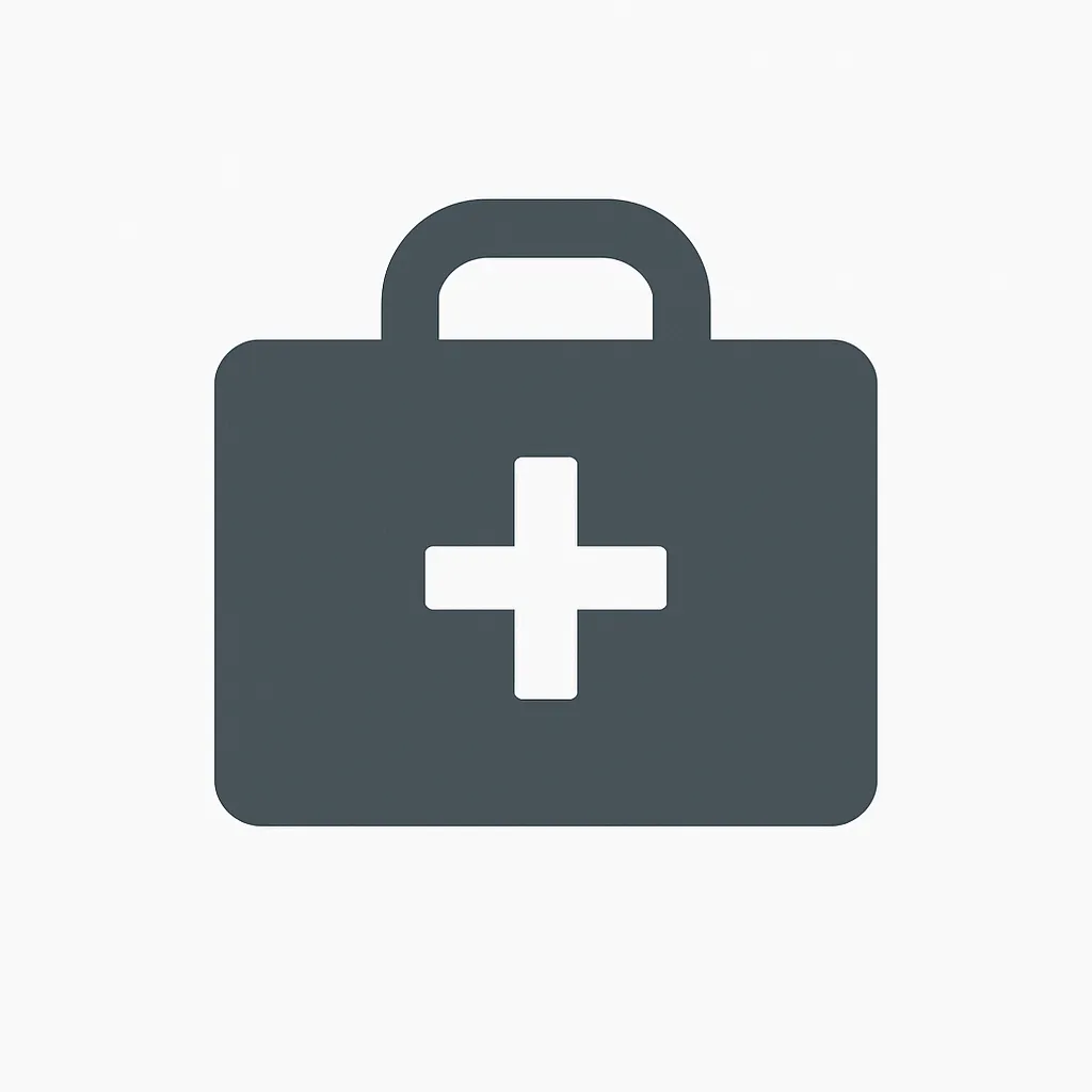 General tech support icon showing a toolbox with a plus sign, representing additional services like upgrades, smart setup, and full-system diagnostics.