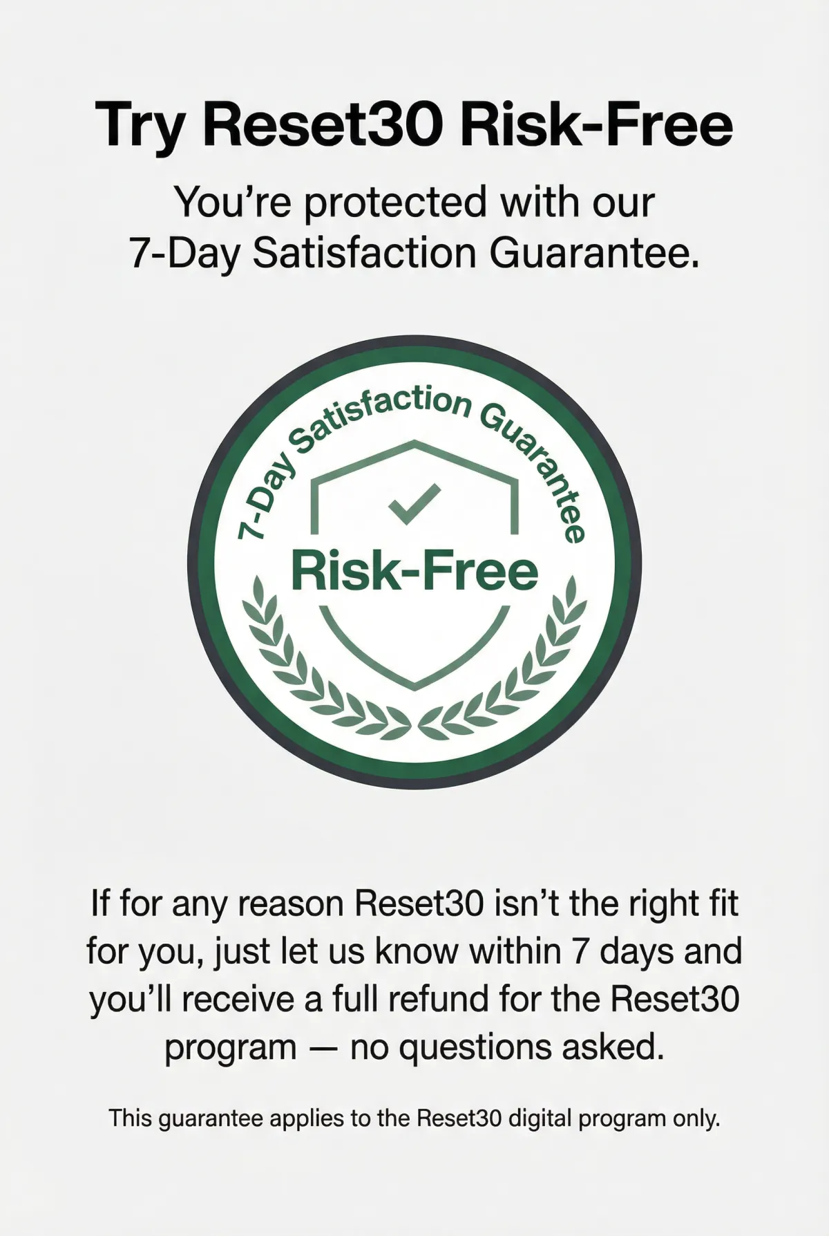 Our Famous Guarantee